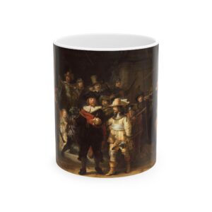 The Night Watch Rembrandt Coffee Mug | Dutch Golden Age Masterpiece | Historic Painting Collector Gift 11 oz & 15 oz