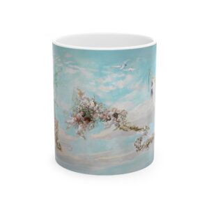 Spring in the salon of the empress, Hermesvilla Mug (1885) | Gustav Klimt Coffee Mug 11 & 15 oz |