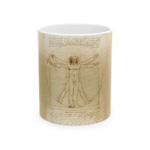 Vitruvian Man Mug (1490) | Leonardo da Vinci Coffee Mug |