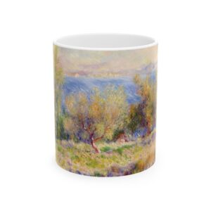 The olive groves of l‘Estaque Mug (1882) | Pierre-Auguste Renoir coffee Mug |