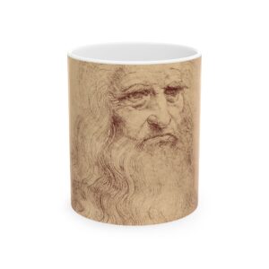 Leonardo da Vinci Coffee Mug | Self Portrait Mug (1515)