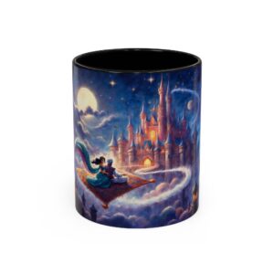 Aladdin Magic Carpet Mug - Magical Fantasy Coffee Mug - Castle Artwork 11 & 15 oz