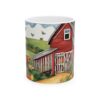 Cute Farm Animals | Farm Animal Mug  | Birds Chicken Cows Barn Gift  | Kids Mug Women, Men, Boys, & Girls | Kids Artwork Coffee Fun Drawing