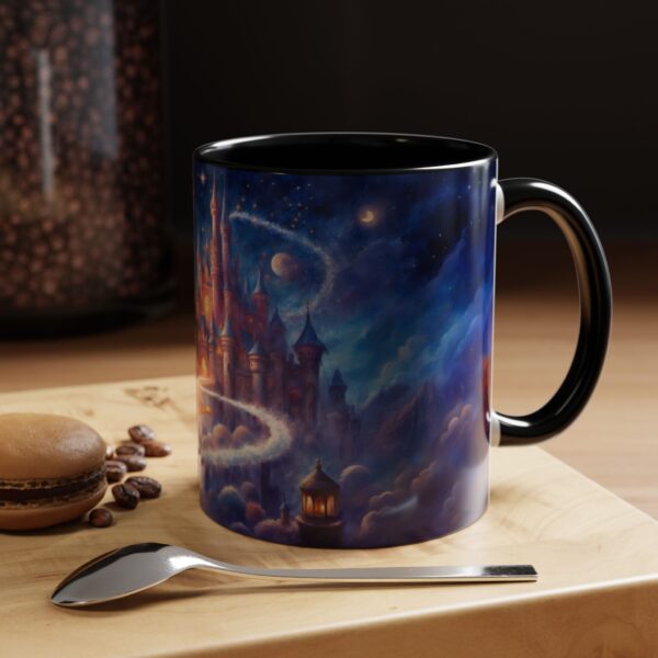 Aladdin Magic Carpet Mug - Magical Fantasy Coffee Mug - Castle Artwork 11 & 15 oz - Image 5